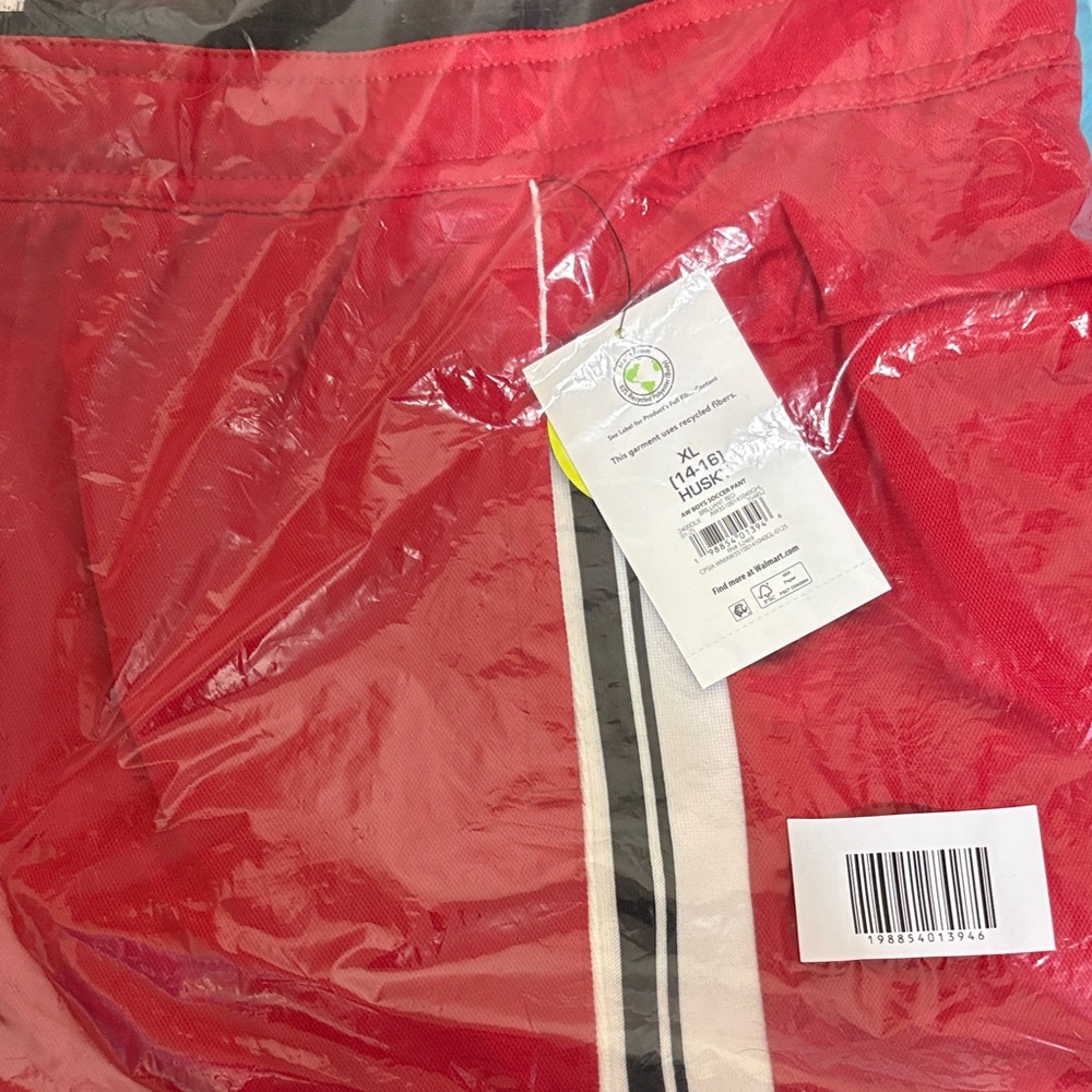 Red Athletic Boys Soccer pants